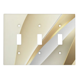 Minimalist Gold Marble Light Switch Covers