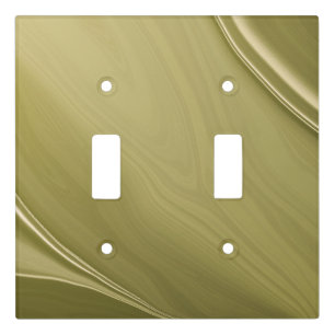 Minimalist Gold Marble Light Switch Covers