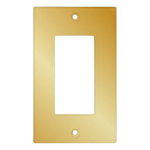 Minimalist Gold Marble Light Switch Covers