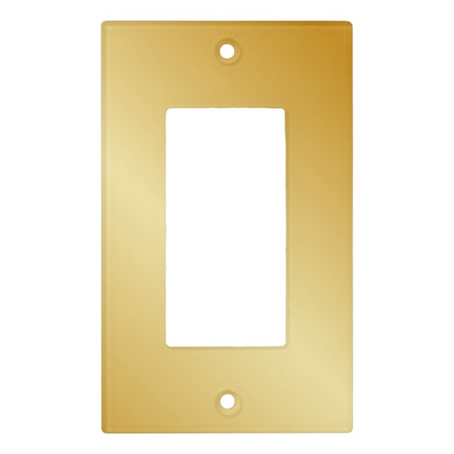 Minimalist Gold Marble Light Switch Covers (Front)