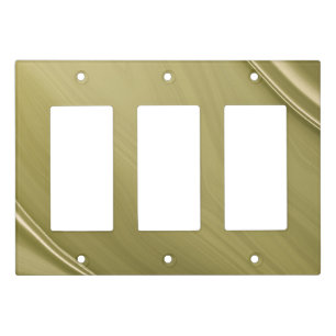 Minimalist Gold Marble Light Switch Covers
