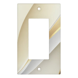 Minimalist Gold Marble Light Switch Covers