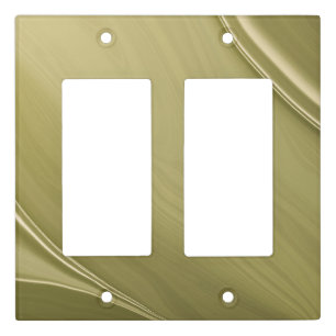 Minimalist Gold Marble Light Switch Covers
