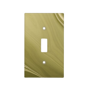 Minimalist Gold Marble Light Switch Covers
