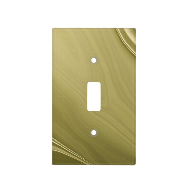 Minimalist Gold Marble Light Switch Covers (Front)