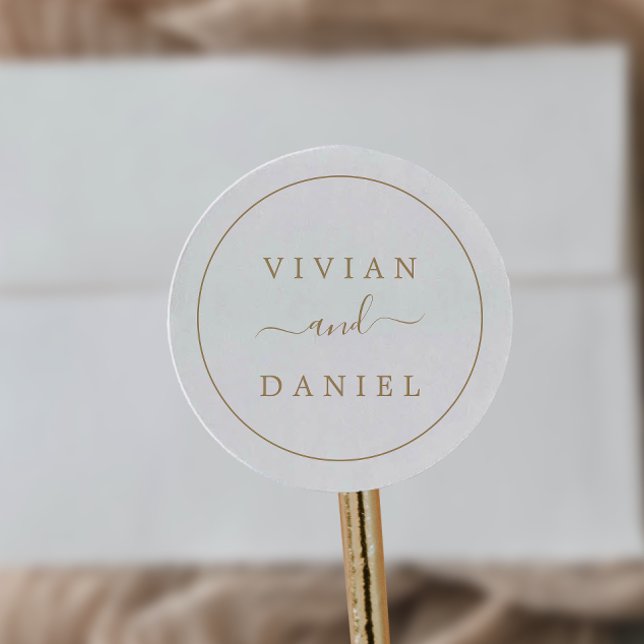 Minimalist Gold Wedding Envelope Seals (Creator Uploaded)