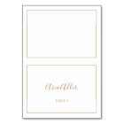 Minimalist Gold Wedding Place Cards