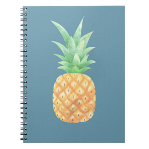 Minimalist Golden Pineapple Notebook