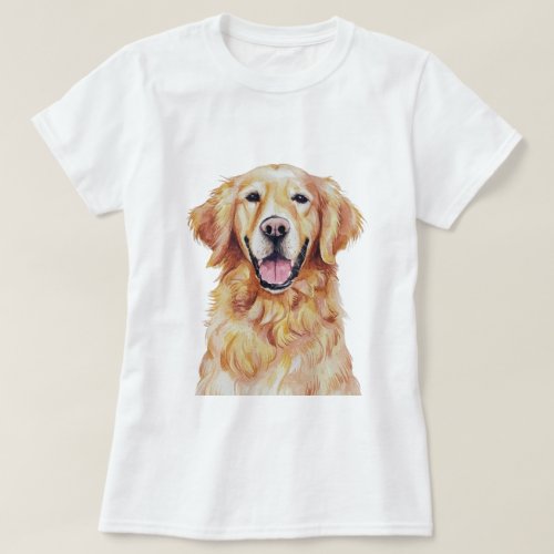  Minimalist Golden Retriever Dog Inspired  T_Shirt