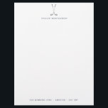 Minimalist Golf Clubs Personalized Letterhead<br><div class="desc">Minimalist Golf Clubs Personalized Letterhead with name and address - a perfect gift for dad,  granddad and any other man in your life.</div>