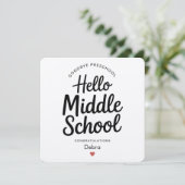 Minimalist Goodbye Preschool Hello Middle School  (Standing Front)