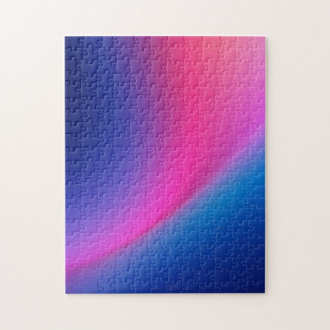 Minimalist Gradient  Jigsaw Puzzle (Vertical)