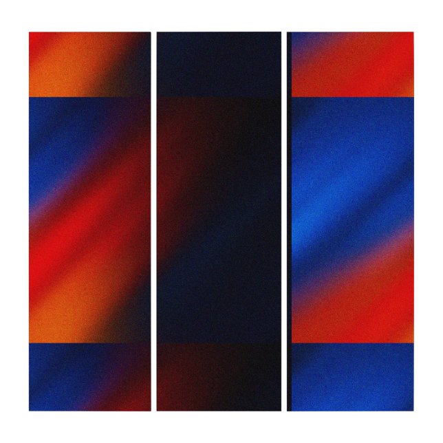 Minimalist Gradient  Triptych (Front)