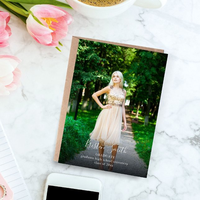 Minimalist Graduate Photo Announcement (Creator Uploaded)