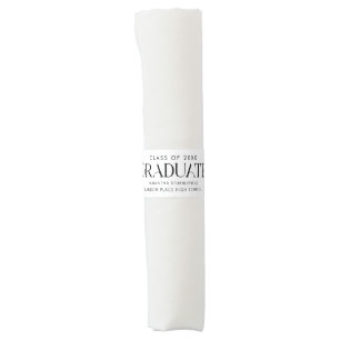 Minimalist Graduation 2026 Grad Party Napkin Bands