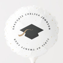 Minimalist Graduation Faux Gold Glitter