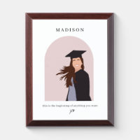 Minimalist Graduation Inspirational Quote Keepsake