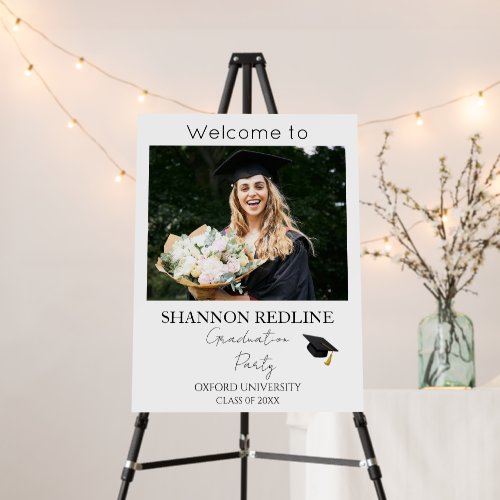 Minimalist Graduation Party Poster
