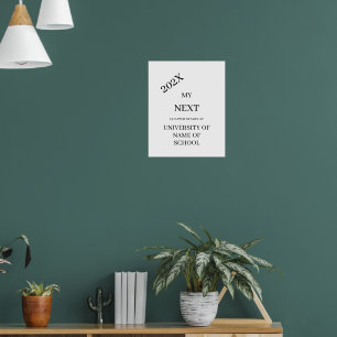 Minimalist graduation poster