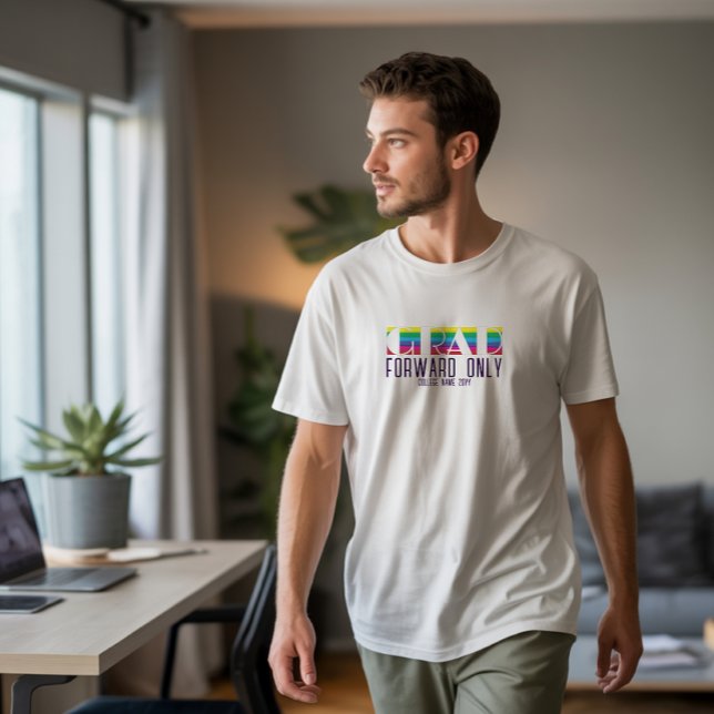 Minimalist graduation stripe pattern T-Shirt (Creator Uploaded)