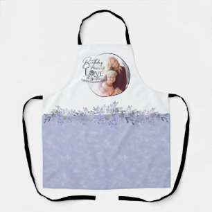 Minimalist Granddaughter Typography Photo Apron