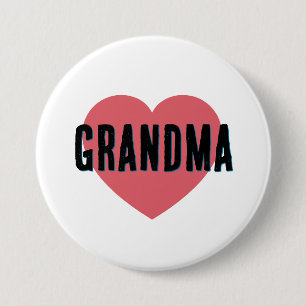 Minimalist grandma  button