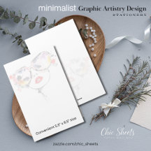 Minimalist Graphic Artistry Design Stationery