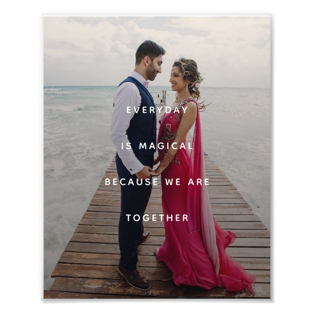 Minimalist Gratitude Photo Print (Front)