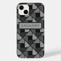 Minimalist Gray Geometric Case-Mate iPhone Case