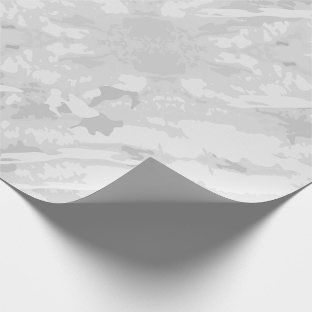 Minimalist Gray Marble Wrapping Paper (Corner)