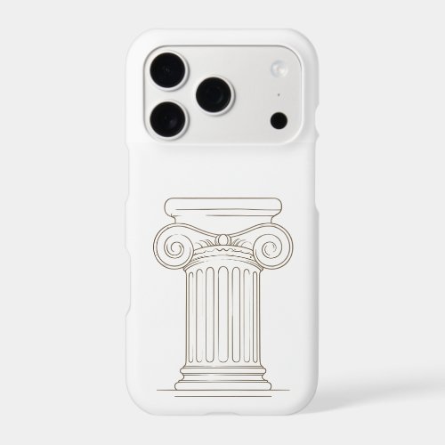 Minimalist Greek Column Phone Case