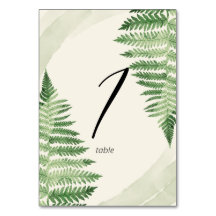 Minimalist Green Fern