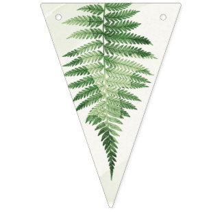 Minimalist Green Fern Wedding Sign
