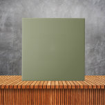 Minimalist Green Plain Solid Color Ceramic Tile<br><div class="desc">Minimalist Green  Plain Solid Color Kitchen and Bathroom</div>