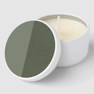 Minimalist Green Split Candle Favor – Customizable Mini Candle Favors