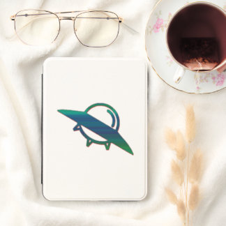 Minimalist Green UFO Kindle Case