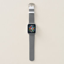 Minimalist Grey Apple Watch Band