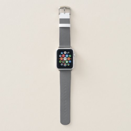 Minimalist Grey Apple Watch Band