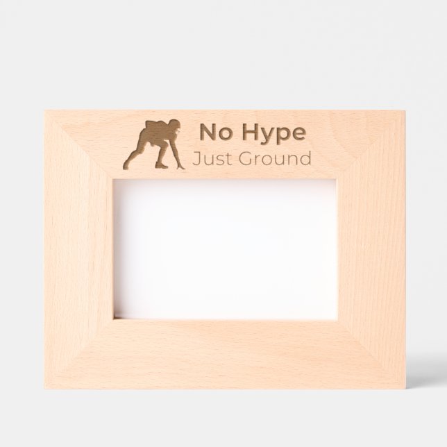 Minimalist Grounded Mindset Picture Frame Engraved Frames (Front)