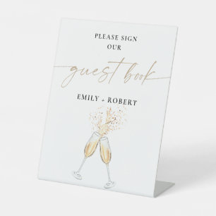 Minimalist Guest Book Sign