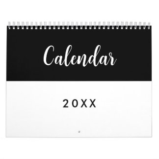Minimalist Habit Tracker Calendar
