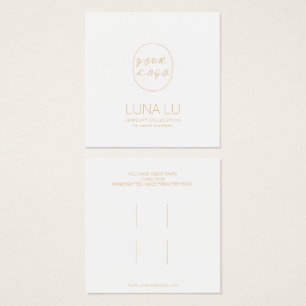 Minimalist Hair Clips Accessories Display Card