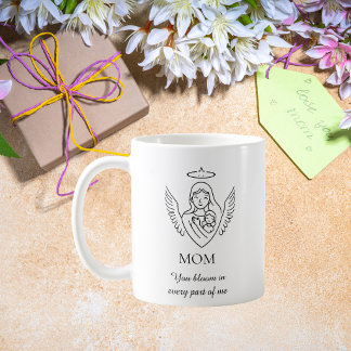 Minimalist Hand Drawn Mother`s Day Quote Coffee Mug