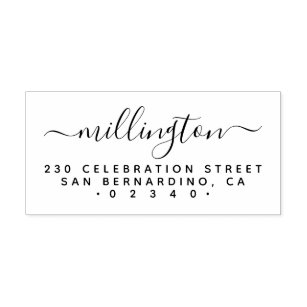 Return Address Stamps | Zazzle