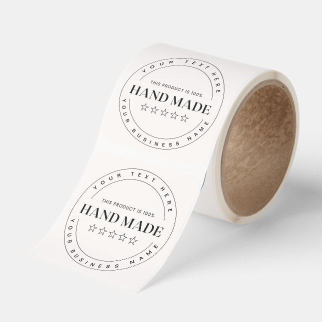 Minimalist Handmade product Sticker roll (Roll)