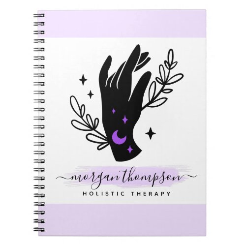 Minimalist Hands  Moon Phases Metaphysical Reiki Notebook