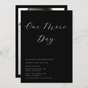 Minimalist Handwritten Rehearsal Dinner Invitation