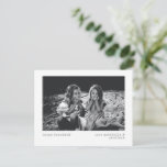 Minimalist Hanukkah Retro Custom Photo Holiday Card<br><div class="desc">This minimalist happy hanukkah card features your photo plus your text in a retro typewriter typography.</div>