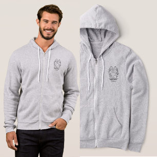 Minimalist Happy Easter Bunny with Custom Name Hoodie