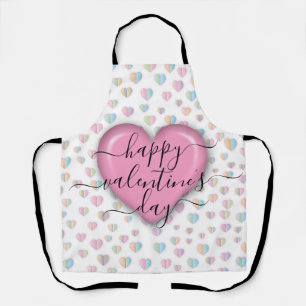 Minimalist Happy Valentine’s Day Apron